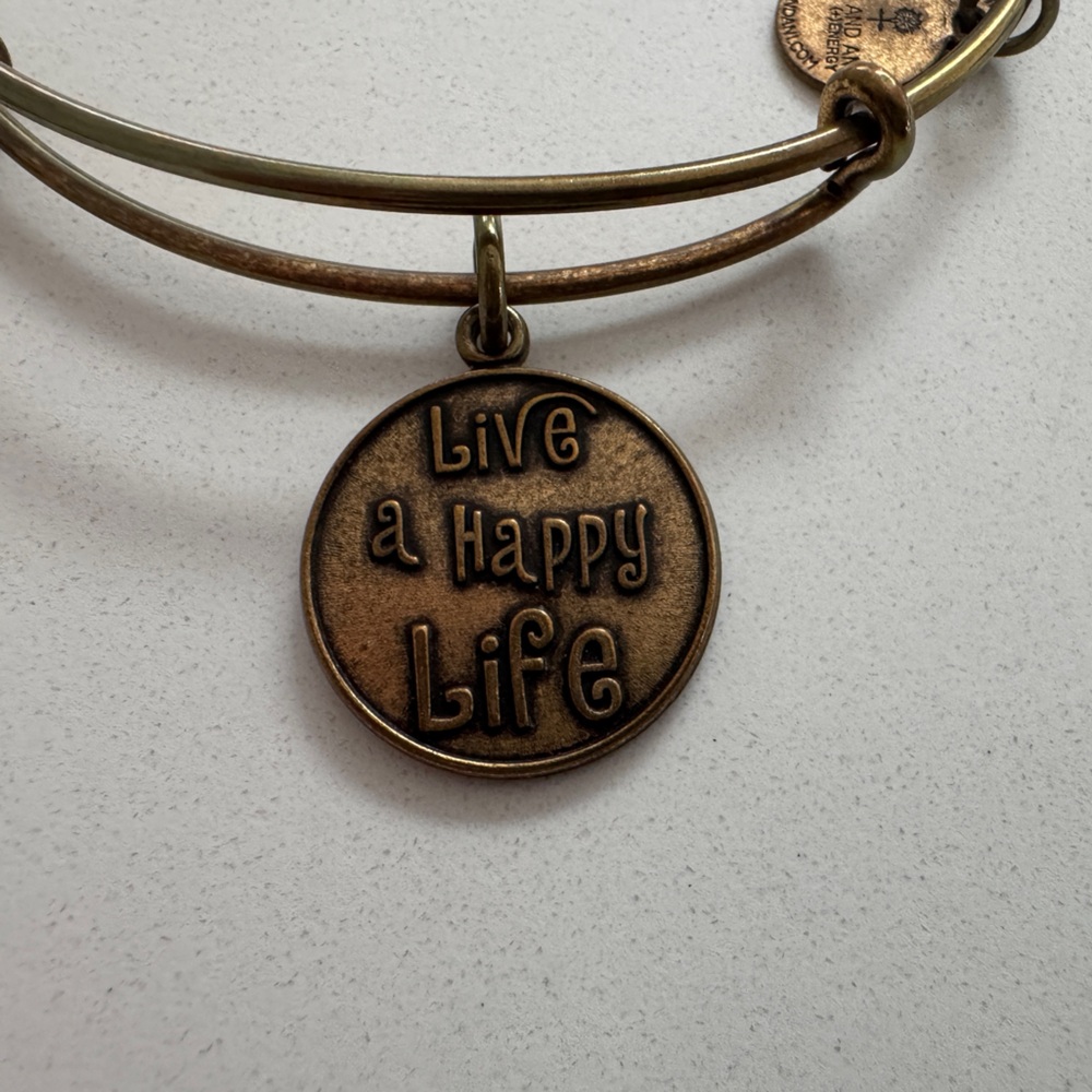 Alex & Ani Gold Charm Bangle Set - Picture 2 of 4